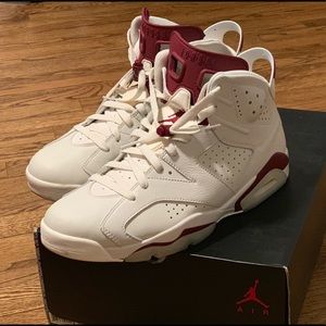 Air Jordan VI “Maroon” , Lightly Worn, Size 11